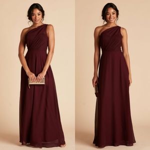 Kira Dress Chiffon Cabernet Birdy Grey